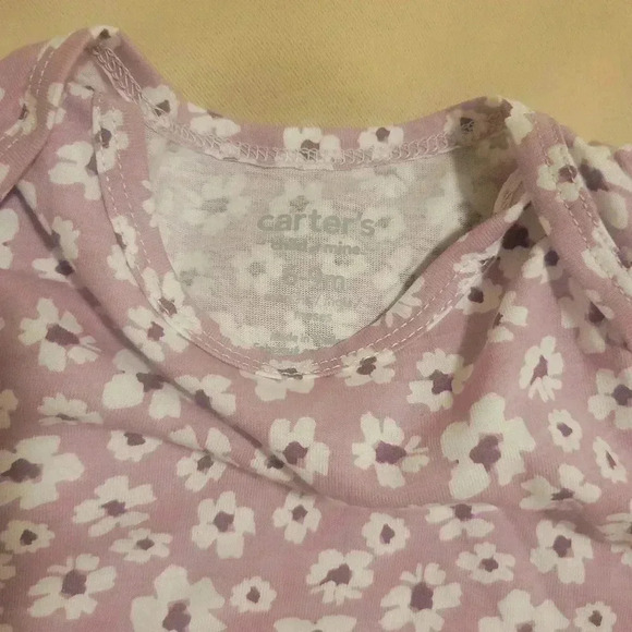 NWT Carter's Lilac Flowers 2 PC Set 6-9 MO - Picture 4 of 4